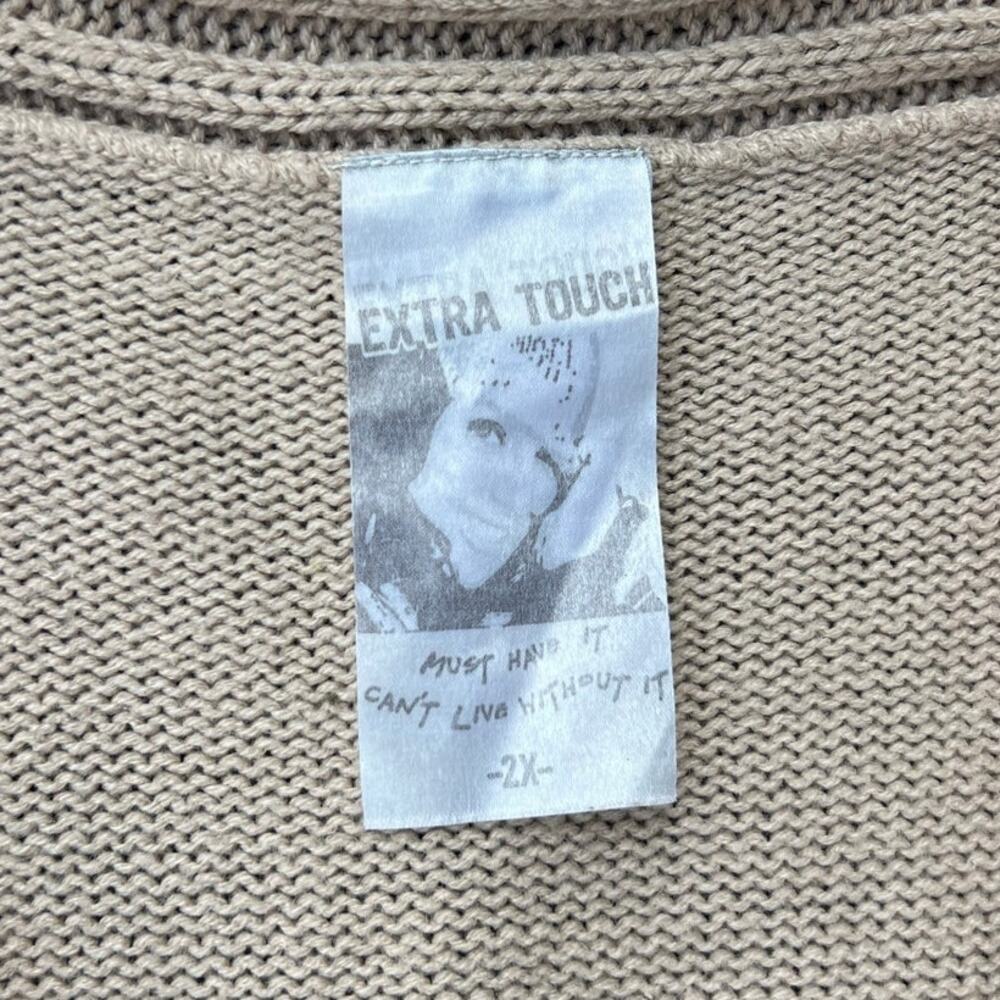 Y2k Extra Touch Belted Sweater Vest View 4